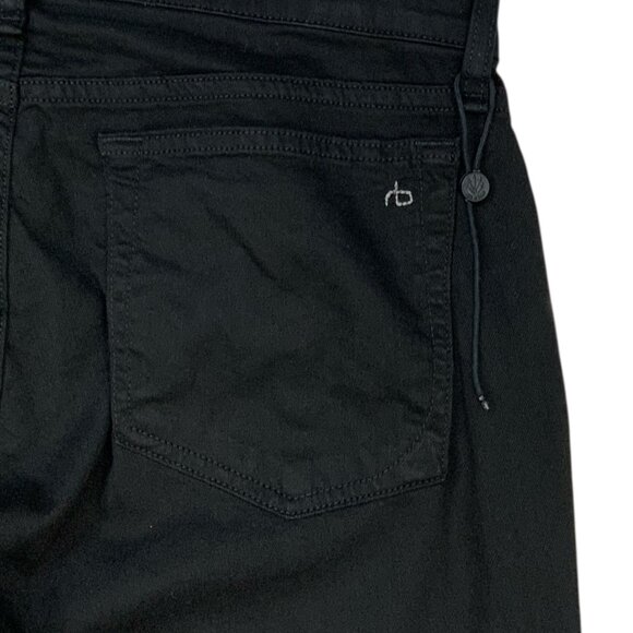 Rag And Bone Womens Dre Low Rise Slim Boyfriend Jean 28 Black Zip Fly Fall - Picture 7 of 14
